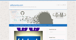 Desktop Screenshot of aldiunanto.com
